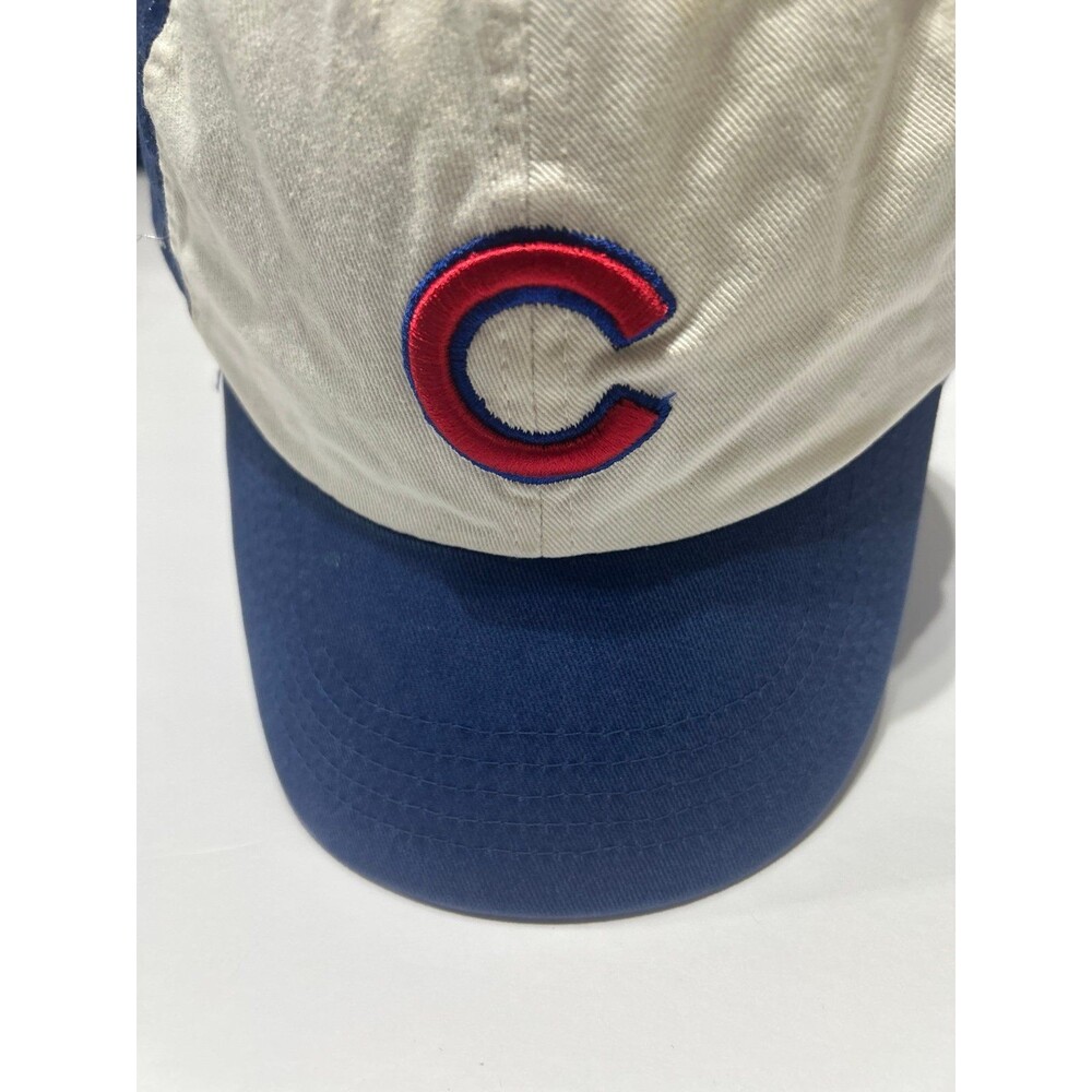 Chicago Cubs '47 Brand Youth White Navy Blue MLB Baseball Adjustable Strapback